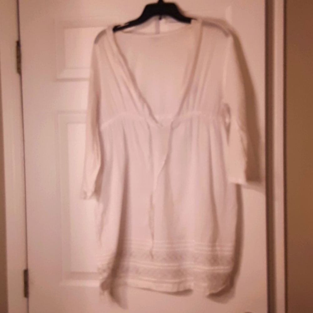 White Beach cover-up